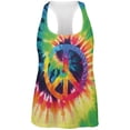 thumbnail image 1 of Peace Sign Tie Dye All Over Womens Work Out Tank Top, 1 of 1