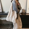 thumbnail image 2 of HLSOHJP Crochet Tote Bag Women Knit Shoulder Bag CrossBody Purse Cute Satchels Hobo Bags Tote Handbag Travel Summer Beach Bag, 2 of 7