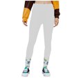 thumbnail image 1 of Bigersell Women Yoga Pants Yoga Full Length Pants Women Hight Elastic Waist Solid Color Skinny Long Pants Stretch Leggings Pencil Trousers Stretch Warm Jeggings for Ladies, 1 of 5