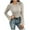 Gray, variant on Generic Womens Bell Sleeve Knit Tops Lightweight Fall Trendy Crew Neck Ribbed Knit Top Solid Color Casual Slim Fit Tops