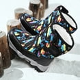 thumbnail image 6 of Otqutp Kids' Tie Dye Snow Boots Insulated Waterproof Faux Fu𝗿 Lined Warm Anti-Slip Winter Shoes for Boys Girls Outdoor, 6 of 9