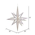 thumbnail image 2 of Vickerman M148511 32 in. 3D White Star Ornament, 2 of 2