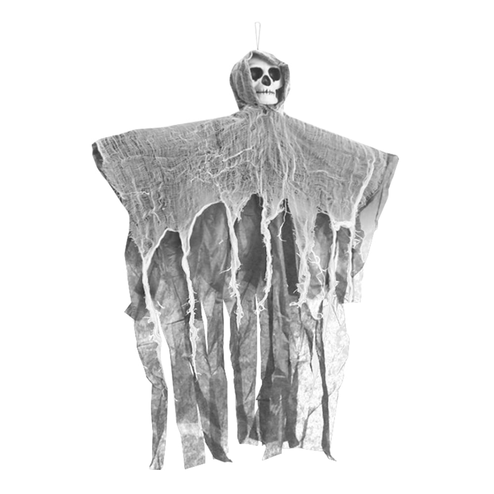 Skull Halloween Hanging Ghost Haunted House Grim Reaper Horror Props Door Decor 