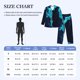 thumbnail image 4 of Balery Blue Marble And Gold Pijama para Hombre de Dos Piezas con Manga Larga, Conjunto de Dormir y Descanso Suave con Bolsillos-Large, 4 of 7
