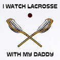 thumbnail image 2 of CafePress - Watch Lacrosse With Daddy Infant Bodysuit - Baby Light Bodysuit, Size Newborn - 24 Months, 2 of 4