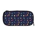 thumbnail image 3 of Vsdgher Space Dinosaur Print Large Capacity Pencil Case Pouch with Zipper, Portable Aesthetic Big Capacity Pencil Cases Pen Office Travel Stationery Bag, 3 of 8