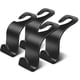 thumbnail image 1 of Gancho para reposacabezas de asiento de coche, paquete de 4, gancho Universal para asiento de coche, soporte organizador de almacenamiento, be current (negro), 1 of 4