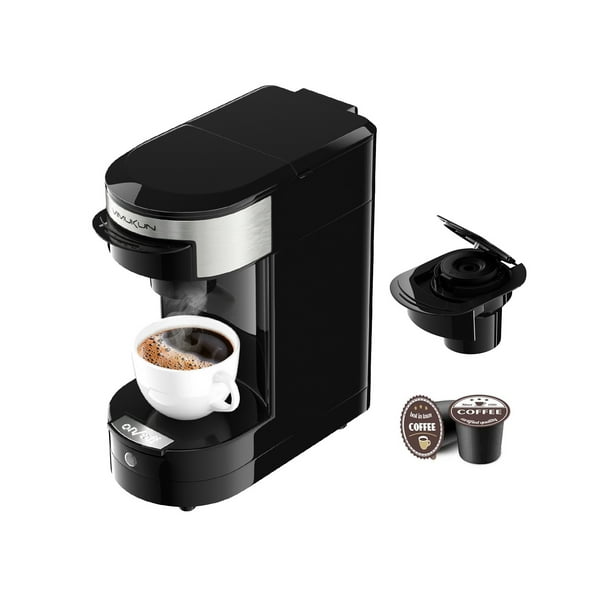 VIMUKUN Single Serve Coffee Maker, K Cup, 14oz, Black