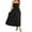 Black, variant on Women's Summer Strapless Smocked A-Line Fit Flare Fashion Boho Beach Party Long Maxi Dress with Pockets L Yellow