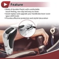 thumbnail image 3 of Perilla de cambio automático Unique Bargains para Buick Encore 2013-2019, perilla de palanca de cambios de plástico, tonalidad negra y plateada, 3 of 7