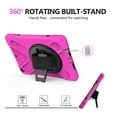 thumbnail image 5 of iPad 10.2 2020/2019 Case with Soft Screen Protector, iPad 8th Generation Case, iPad 7th Generation Case, Dteck Heavy Duty Rugged Shockproof Case with 360 Rotating Handle Stand, Rose, 5 of 6