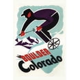 thumbnail image 3 of Ski Boulder, Colorado (100% Cotton Tea Towel, Decorative Hand Towel, Kitchen and Home), 3 of 3