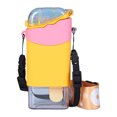 thumbnail image 1 of WREESH Beautiful Plastic Ice Cream Bottle With Straw Strap, Leak Proof Kettle, BPA Free, 1 of 1