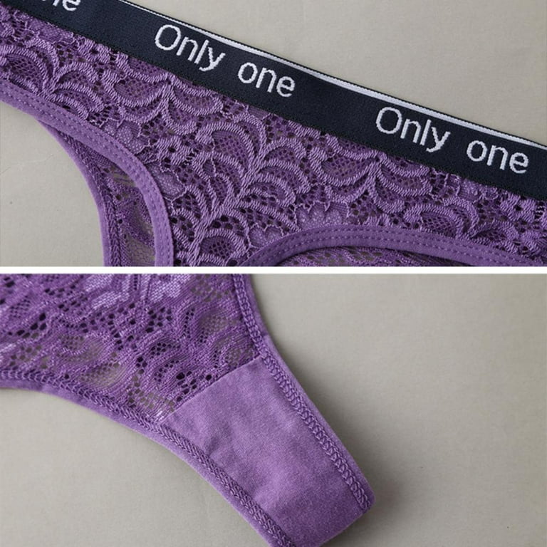 3pcs Women Panties,Seamless Thongs,Lace G-String,Low Waist Briefs,Lace  Hollow out Underwear,Female Underpants