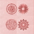thumbnail image 1 of Ahgly Company Indoor Square Patterned Light Rose Pink Area Rugs, 6' Square, 1 of 6