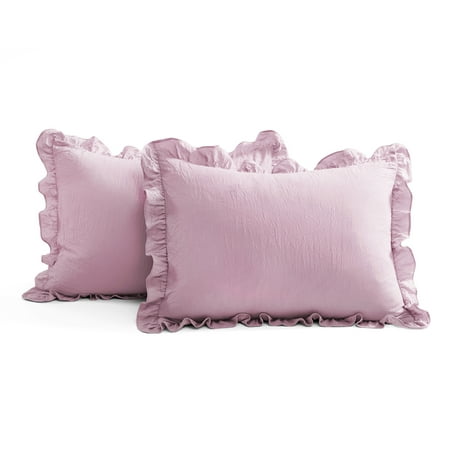 Full 3pc Allison Ruffle Skirt Bedspread Set Lavender - Lush Décor