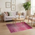 thumbnail image 3 of ODIKA Pink Print Cheetah Leopard Spotted Bold Tossed Spots Zebra Tiger Stain Resistant Low Profile for Dorm Room, Small Living Apartment, 3 of 7