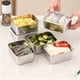 thumbnail image 3 of cpengpj 5Pcs Stainless Steel Airtight Food Storage Container Set with Lids, Premium Kitchen Preservation Box, Microwave and Dishwasher Safe, Two Size Options, 3 of 9