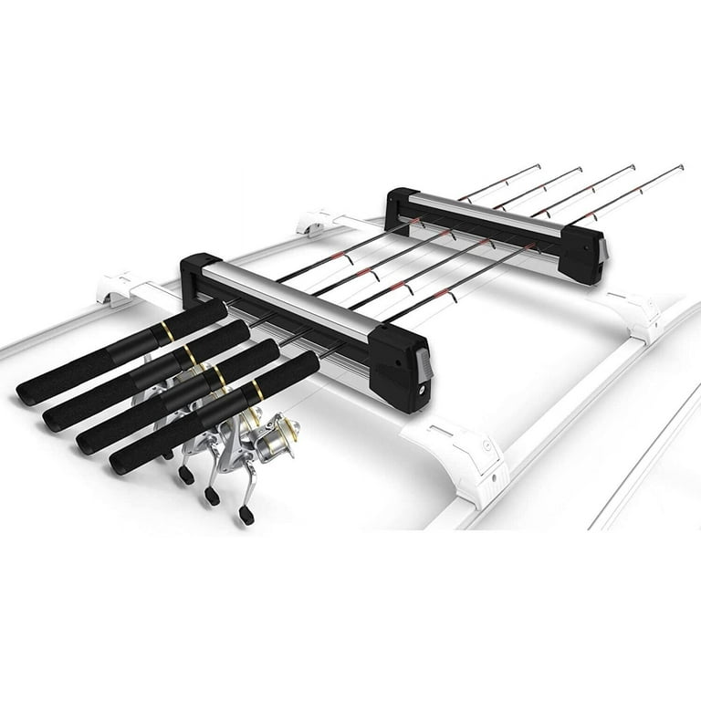 Erkul 25 Ski Rack for Car Roof - Universal Ski & Snowboard Car Racks with  Anti-Theft Lock and Extension with Sliding Rail | Carry up to 4 Pairs of