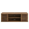 thumbnail image 3 of Render 46" Wall-Mount Media Console TV Stand Walnut, 3 of 4