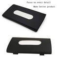 thumbnail image 4 of Car Tissue Holder PU Leather Hanging Tissue for Car Universal Sun Visor Napkin & Holder Compact Rectangular Design Fits Most Car Tissue Cartons 1pc, 4 of 4