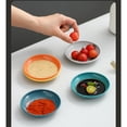 thumbnail image 5 of Djiypn 6 Pack Soy Sauce Dish Plastic Dip Bowl Set, Mini Dip Sauce Bowl Set, 4" Mini Soy Sauce Plate, Small Dipping Sauce Cups for Ketchup Sauce Plate, Soybean, BBQ, Party, Green, 5 of 8