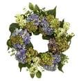 thumbnail image 2 of Nearly Natural Floral Polyester Mother's Day Wreath, 22.0" (Assorted Colors), 2 of 6