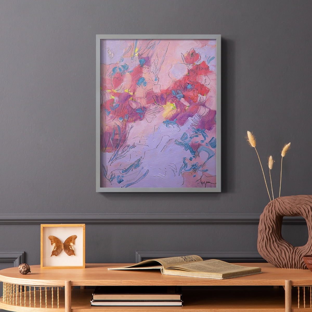 Wish You Well Framed Print - Solid Wood in Single Picture Frame Solid Wood 2 Framed Print