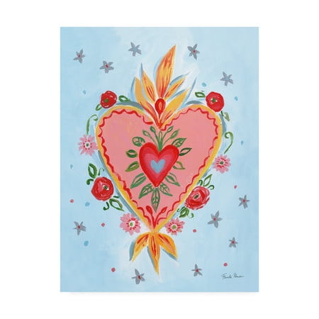 Trademark Fine Art 'Frida's Heart III' Canvas Art by Farida Zaman