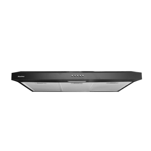 CAMPANA DE COCINA 80CM NEGRA MAXIMS HF8101BA EXTRACTORA Y RECIRCULADORA.