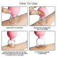 thumbnail image 4 of Botao Masaje Cuerpo Tazas Goma Vacío Ventosas Gafas Cara Piel Levantamiento Cuerpo, 4 of 5