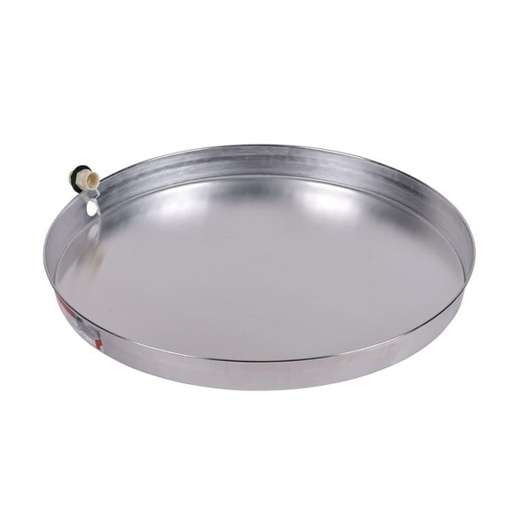 Oatey Water Heater Drain Pan and Fitting Kit in Silver - 34176