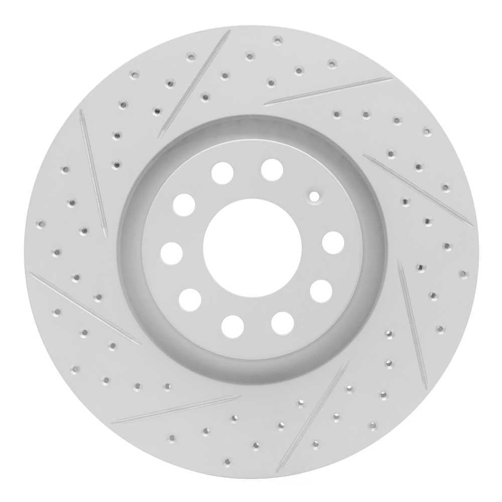 Dynamic Friction Company 830-73036L DFC Geoperformance Rotor - Drilled and Slotted