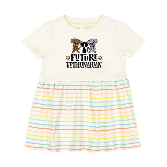Inktastic Vet Future Veterinarian in Training Girls Baby Dress