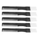 thumbnail image 1 of Cornos de Burlas de Salón, Peines de Tiburón de Carbono Profesional 10 Piezas Evitan Resbalar Con Punta de Metal Para Salones, 1 of 7