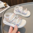 thumbnail image 4 of Mepaouo Girl's Open Toe Flat Sandals Children Baby Infant Mesh Bling Sequins Sports Sneakers Shoes, 4 of 9