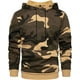 thumbnail image 1 of Sudadera polar con capucha y estampado de camuflaje para hombre, 1 of 5