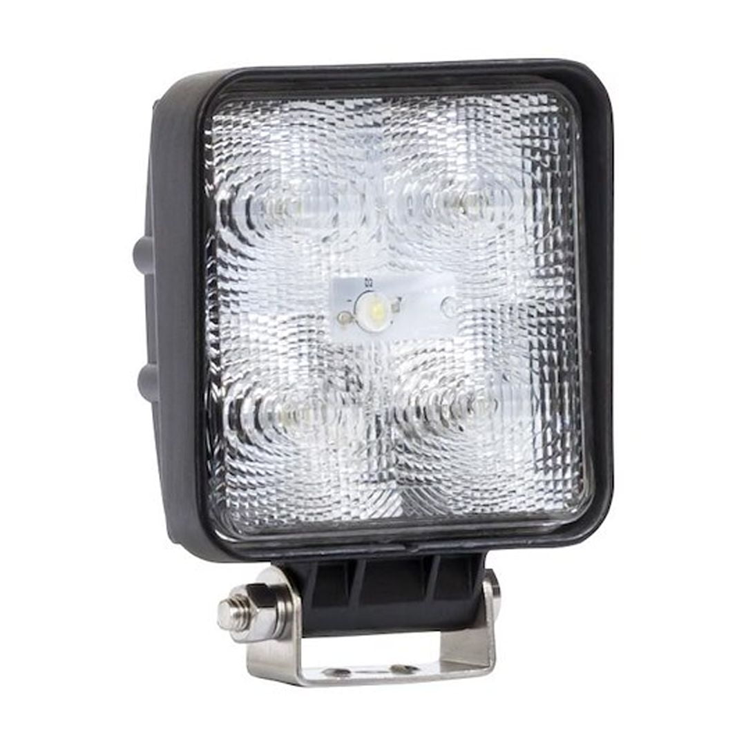 Westin LED Work Utility Light Square 4.5 inch x 5.4 inch Flood w/3W Epistar - Black
