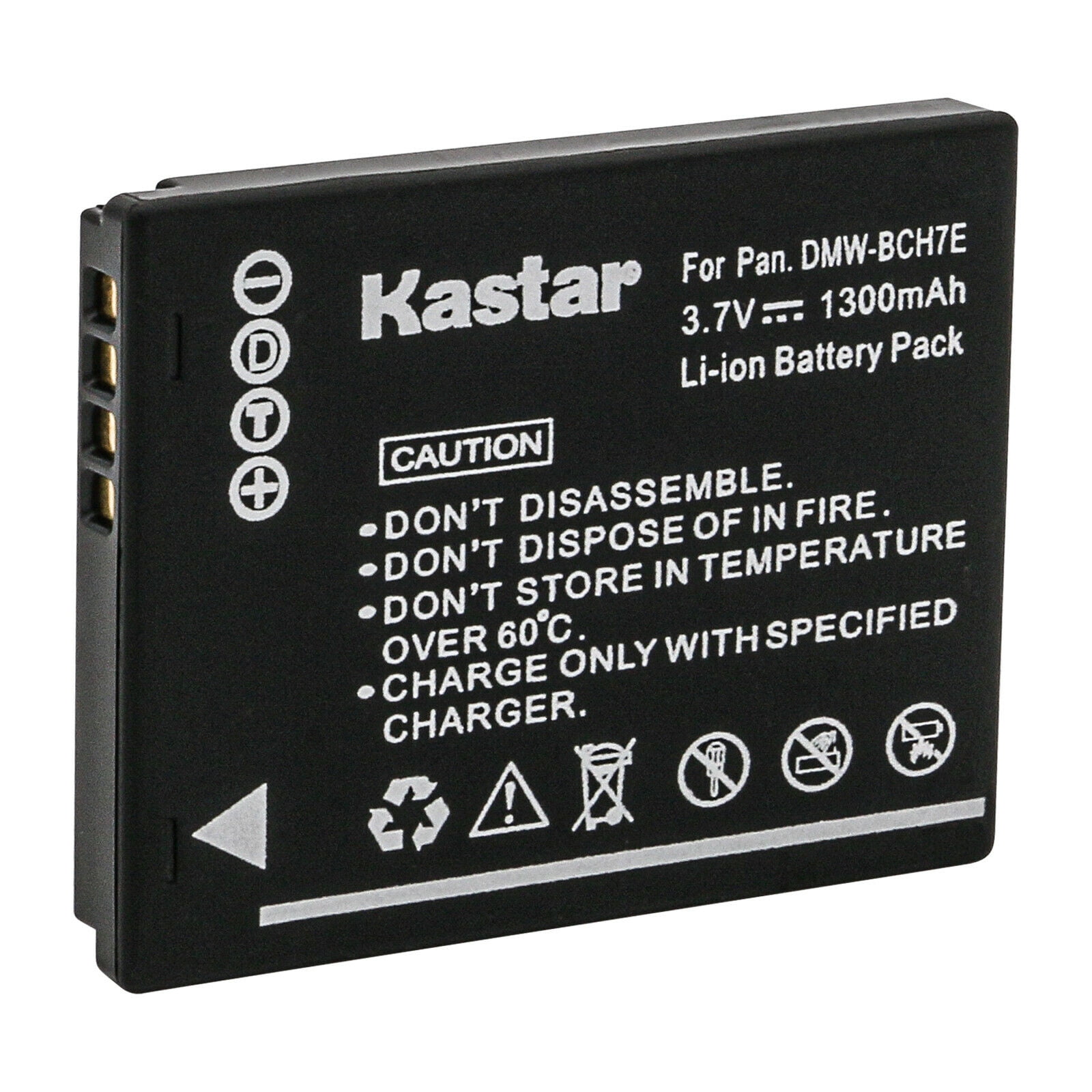 Kastar 1-Pack DMW-BCH7E Battery Replacement for Panasonic DMW-BCH7 DMW-BCH7E,  DMW-BCH7PP DMW-BCH7GK Battery, Panasonic DE-A75 DE-A75B, DE-A76 Charger 