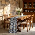 Abstract Geometric Color Block 4.5 ft Cheesecloth Table Runner for ...