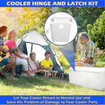 thumbnail image 5 of Igloo-Compatible Cooler Hinge and Latch Replacement Kit with Screws, 5 of 5
