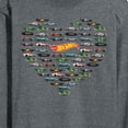 thumbnail image 3 of Hot Wheels - Valentine's Hot Wheels Heart - Men's Long Sleeve T-Shirt, 3 of 5