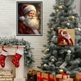 thumbnail image 3 of "Christmas in July" Themed DIY Diamond Painting (Santa Claus Design) — Adult Craft Kit, Suitable for Wall & Office Decor — 16x20 Inches (Unframed), 3 of 9