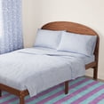 thumbnail image 2 of Mainstays Kids 100% Cotton Percale Bed Sheet Set, Queen, Light Purple, 4 Pieces, 2 of 8