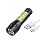 thumbnail image 3 of Linterna LED recargable, magnética brillante con luz de trabajo COB, impermeable, linternas tácticas de bolsillo para exteriores., 3 of 4