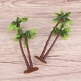 thumbnail image 3 of WASHWEPE Coconut Tree Decor Plastic Green Mini Realistic Aquarium Decor 36Pcs 5X1.3In, 3 of 10