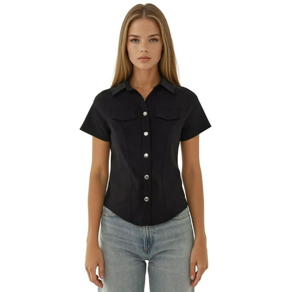 Regular Fit Short Sleeve Buttoned Shirt