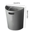 thumbnail image 3 of TIMIFIS Portable Tableware Kitchen Waste Punching Wall-Mounted Kitchen Trash Can Portable Trash Can Household Bathroom Trash Can Wall-Mounted Kitchen Gadgets, 3 of 6