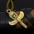 thumbnail image 6 of HOOUN Isis Goddess Ankh Cross Eye of Horus Pendant Necklace Egyptian Jewelry Chain 24"-Gold, 6 of 6