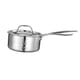 thumbnail image 3 of Cacerola con tapa Olla con asa Olla para leche Estufas universales multiusos plateado, 3 of 9